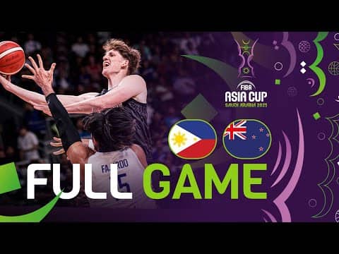 Group Phase | Philippines v New Zealand | Full Basketball Game | FIBA Asia Cup 2025
