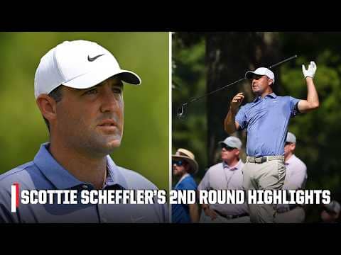 Scottie Scheffler's HIGHLIGHTS from the Round 2 of the FedEx St. Jude Championship ⛳️ | Golf on ESPN