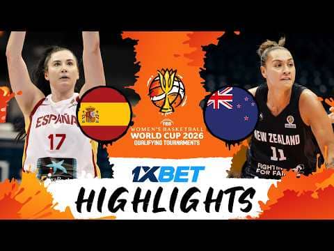 Spain 🇪🇸 v New Zealand 🇳🇿 | Highlights | #FIBAWWC 2026 Qualifying Tournament