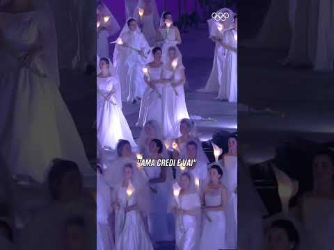 Andrea Bocelli singing “Because We Believe (Ama Credi E Vai),” at #Torino2006