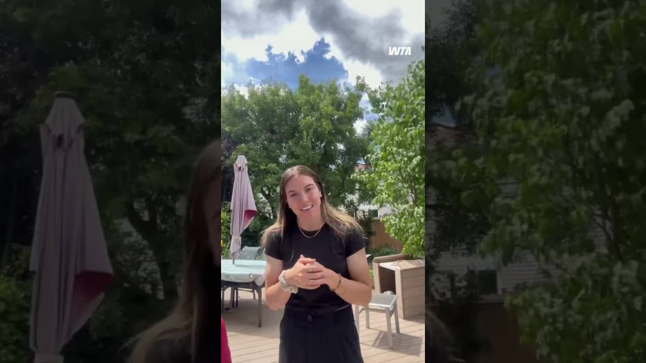 From one Canadian to another! 🇨🇦 A special message for Leylah Fernandez from Vanessa Gilles! #WTA