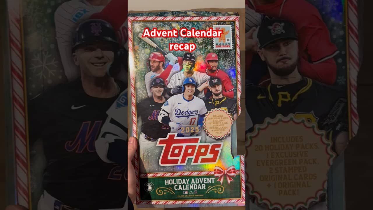We take a full look at the advent calendar from #topps! #twinbirdbreaks #baseballcards