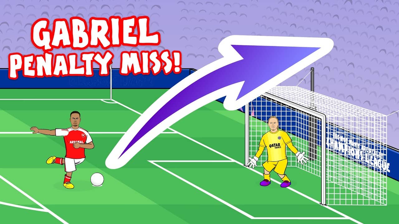 GABRIEL MISSES A PEN IN THE CHAMPIONS LEAGUE FINAL😂 PSG are champions!