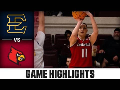 E. Tenn State vs. Louisville Highlights | 2025-26 ACC Women's Basketball