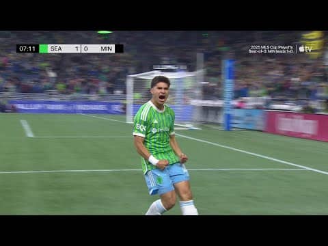 Obed Vargas BRACE Keeps Seattle Playoffs Run Alive! | 2025 Audi MLS Cup Playoffs