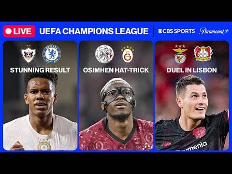 UEFA Champions League 24/7 ⭐ | MD4: Chelsea, Galatasaray & MORE | Friday 11/21 | CBS Sports Golazo
