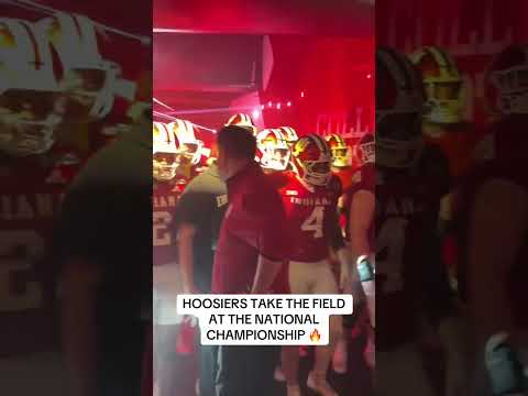 Coach Cignetti and the Hoosiers take the field