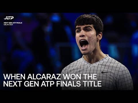 Carlos Alcaraz's Road To The 2021 Next Gen ATP Finals Title 🏆
