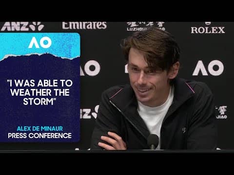 Alex de Minaur Press Conference | Australian Open 2026 Second Roun