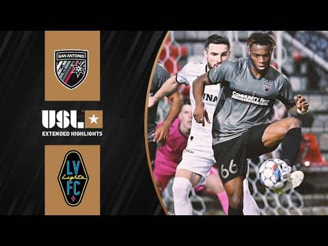 San Antonio FC vs. Las Vegas Lights FC: Extended Highlights | USL Championship | CBS Sports Golazo