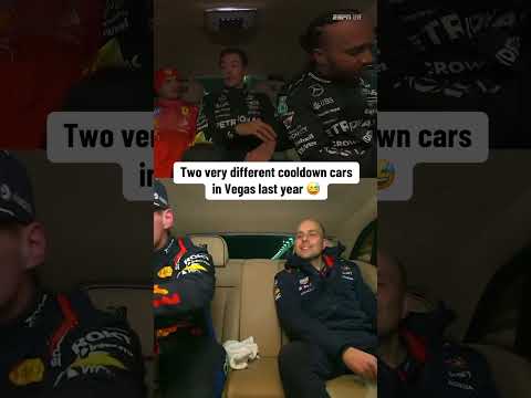 When Max Verstappen got his own cooldown car for winning his fourth F1 Championship 🚗