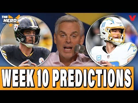 Colin Cowherd’s NFL Week 10 Predictions: Ravens-Vikings, Patriots-Bucs | THE HERD Blazin' 5