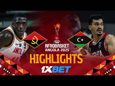 Angola 🇦🇴 vs Libya 🇱🇾 | 1XBET Highlights | #AfroBasket 2025