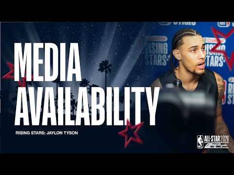 Rising Stars Practice | Jaylon Tyson Media Availability | 02.13.2026