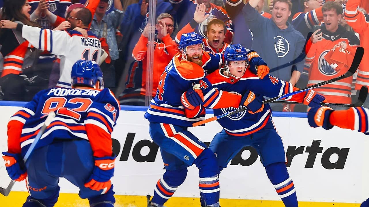 Oilers' LATE-GAME HEROICS take Game 1 from Ducks