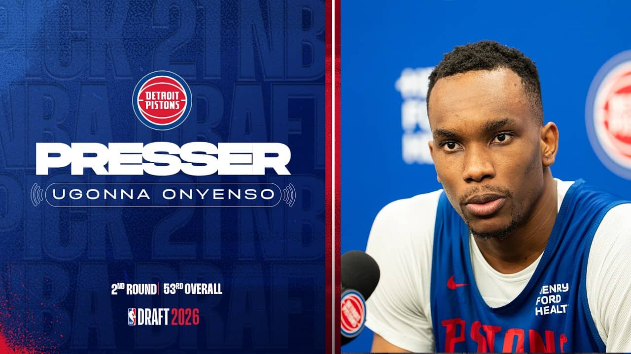 Ugonna Onyenso Introductory Press Conference | NBA Draft 2026