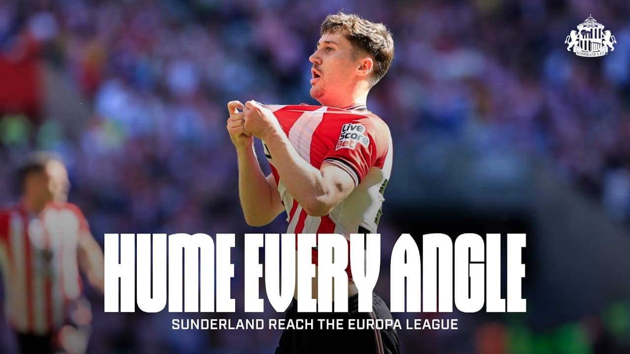 Trai Hume From Every Angle π₯ | Sunderland Reach The Europa League