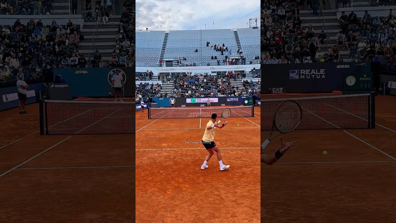 Djokovic Crunching The Ball: Rome 2026