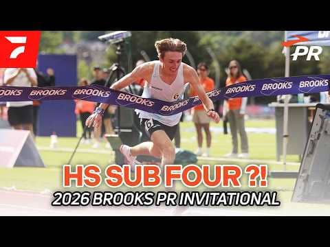 A SUB FOUR MILE?! High Schooler Breaks Four Minutes At The 2026 Brooks PR Invitational