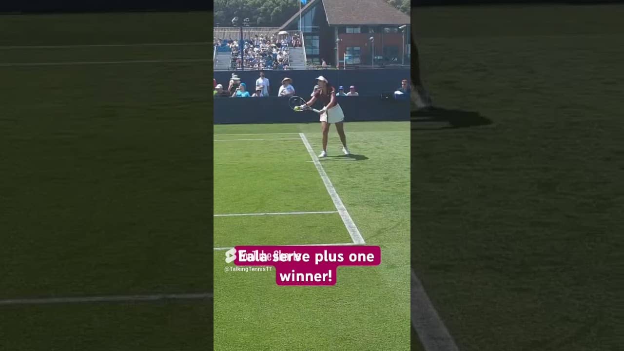 Alex Eala serve plus one winner in Eastbourne win over Zeynep Sönmez - Grass helps Alex's serve