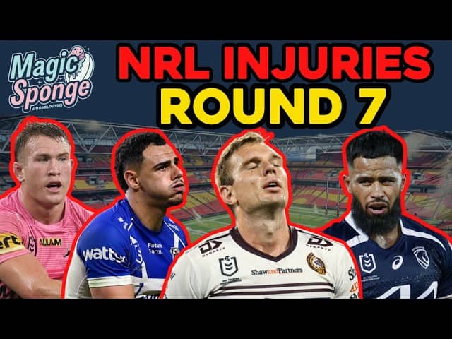 The Magic Sponge Podcast - Round 7 NRL Injuries + huge SuperCoach & State of Origin blows!