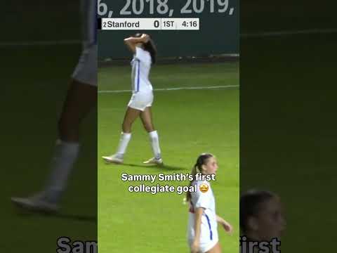 Sammy Smith doesn't just play soccer for Stanford, she is also an Olympic skier 👏 #stanford #soccer