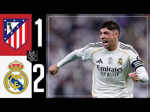 HIGHLIGHTS | Atlético de Madrid 1-2 Real Madrid | Spanish Super Cup