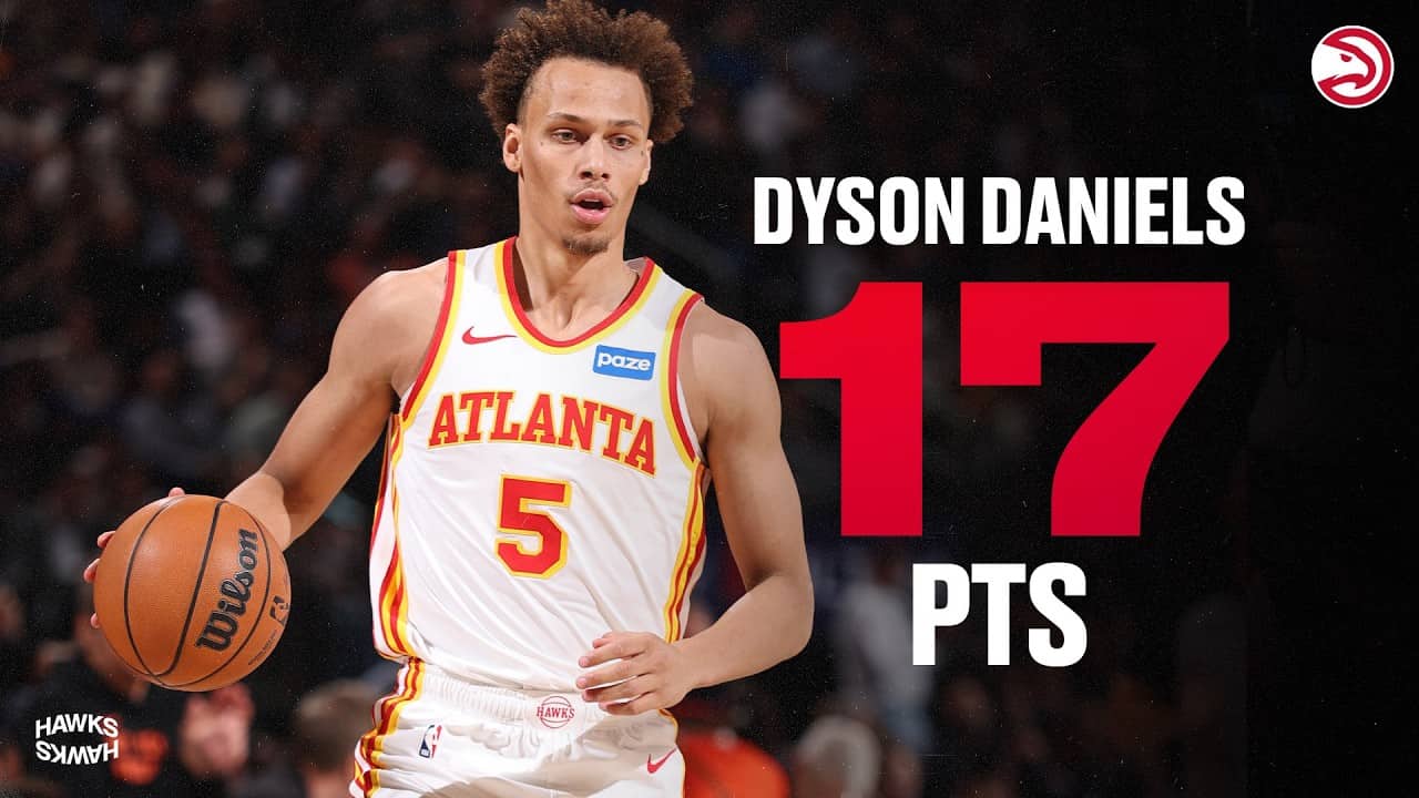 Dyson Daniels scores 17 points for Hawks in Game 5 at New York