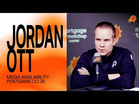 Head Coach Jordan Ott Postgame Media Availability | Phoenix Suns vs Los Angeles Clippers 2-1-26