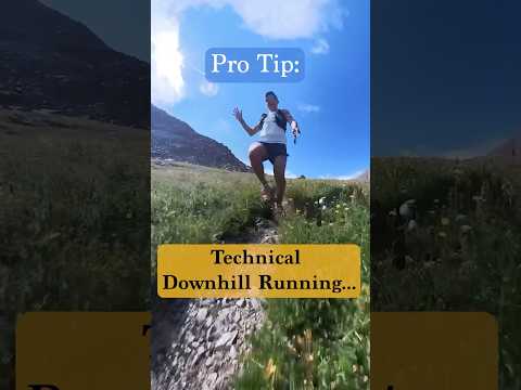 Technical Downhill  #ultramarathon #trailrunning : Pro Tip: #runningcoach #sagecanaday