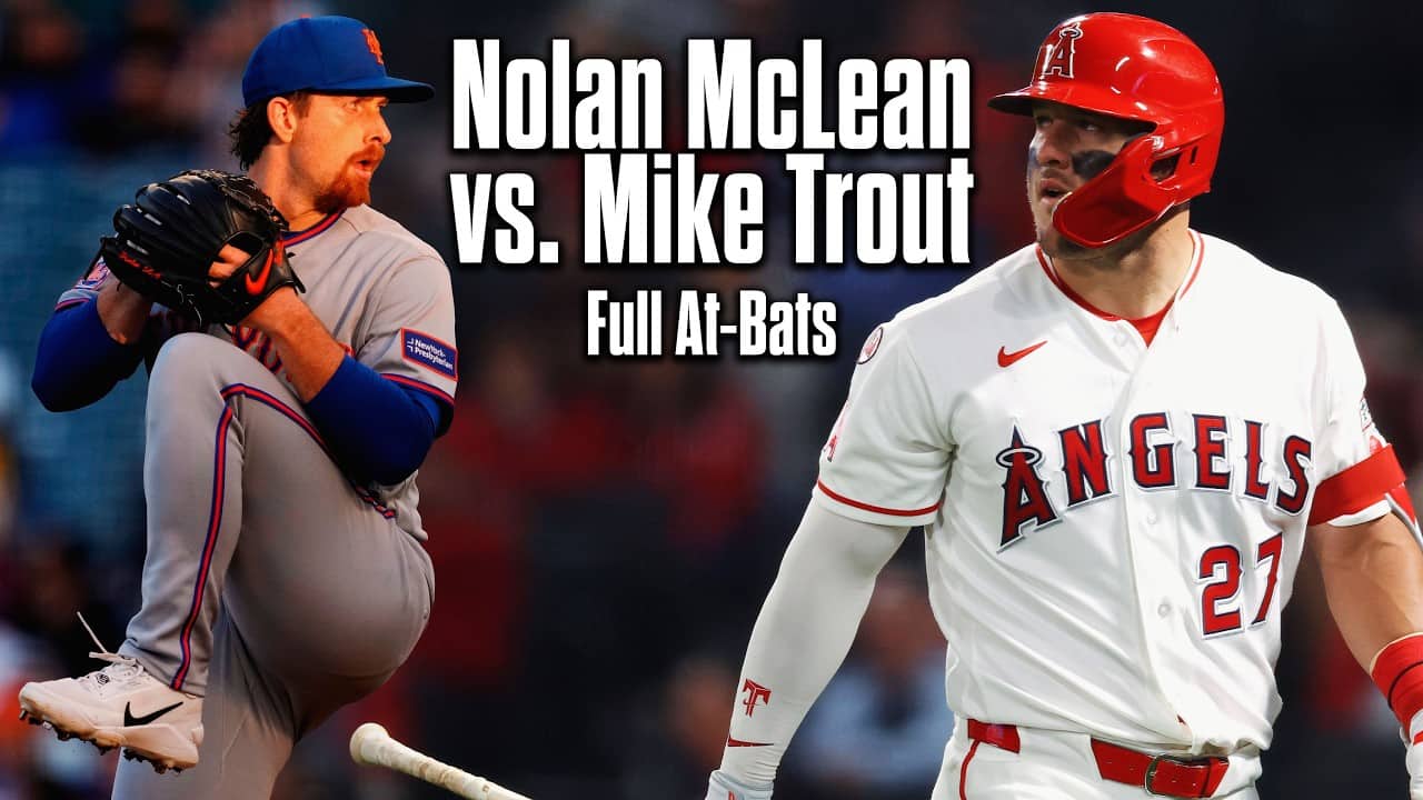 Nolan McLean vs. Mike Trout | FULL AT-BATS
