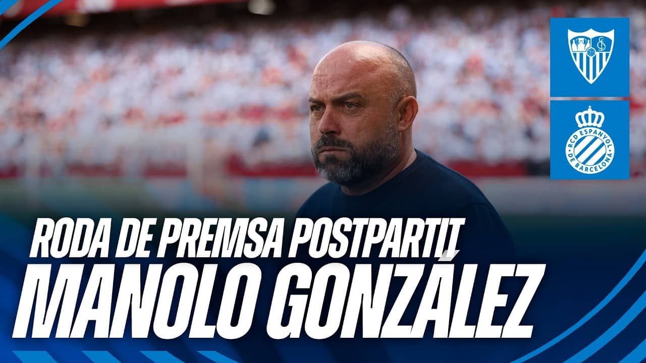 🎥 Roda de premsa postpartit de Manolo González #SevillaEspanyol