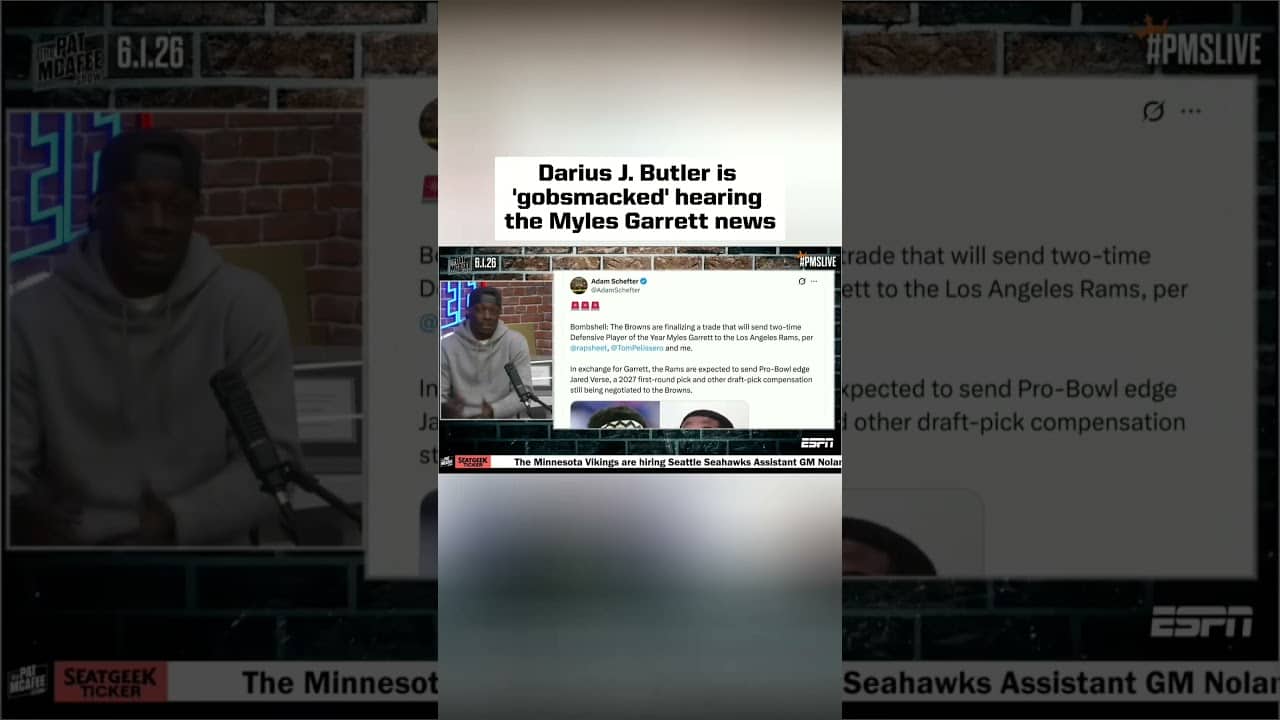 Darius J. Butler is all of us reacting to this trade 😅