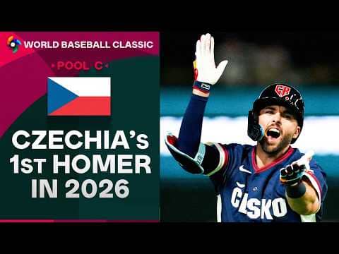 Terrin Vavra gets Team Czechia on the board with a 3-run home run! 🇨🇿 (2026 World Baseball Classic)