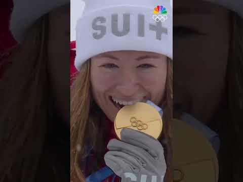 Marianne Fatton and Oriol Cardona Coll win the first-ever Olympic #SkiMountaineering gold medals!🥇