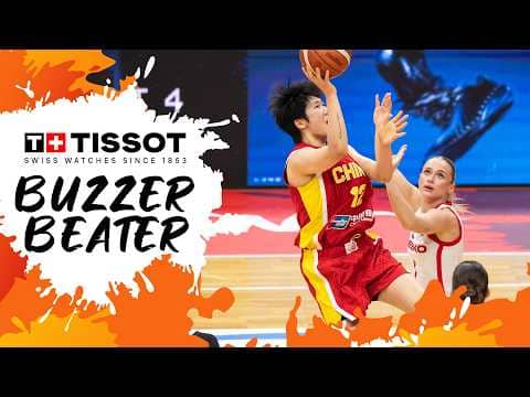 Yujie Chen 🇨🇳 | 🚨 TISSOT Buzzer Beater | #FIBAWWC 2026 Qualifying Tournament