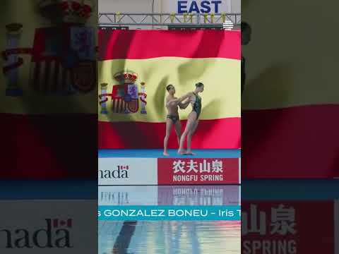 Spain’s Mixed Duet Stuns with Heartbreaking Performance at #WorldCup #artisticswimming #mixedduet