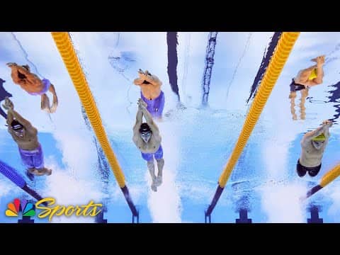 Underwater cam: Australian men set 4x100 free championship record at Worlds | NBC Sports