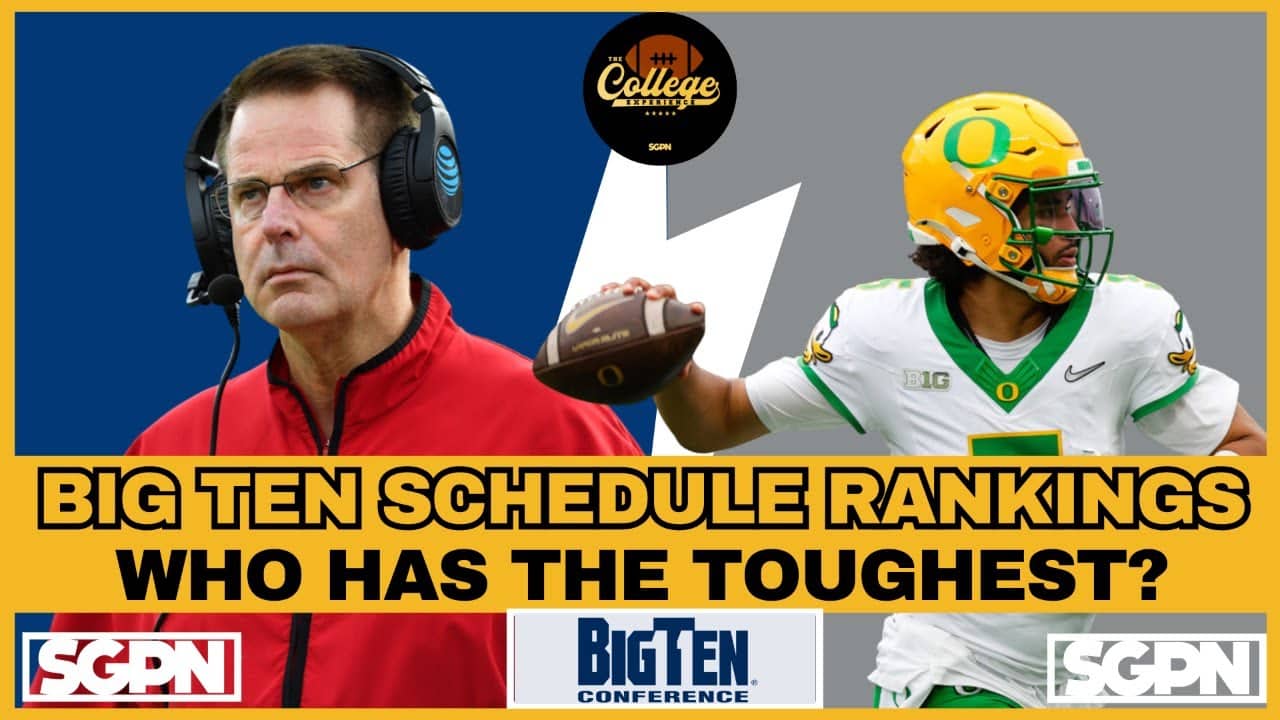 BIG TEN SCHEDULE RANKINGS 2026 | The College Football Experience