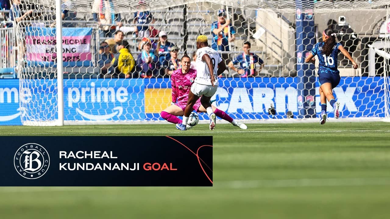 Bay FC goal by Racheal Kundananji against San Diego Wave FC
