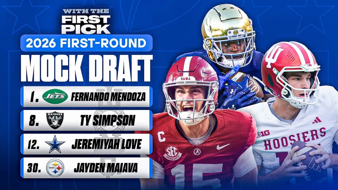 NEW 2026 NFL Mock Draft | Full 1st Round: Jets Take QB Of The Future With No. 1 Overall Pick 👀