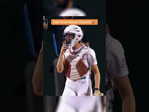 The speed on this throw 😳 #espn #softball #texas #espnw