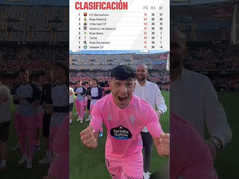 Celebramos outro ano máis en LaLiga 😎 #shorts