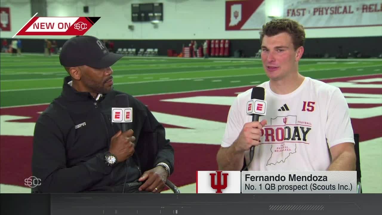 Takeaways from Fernando Mendoza at Indiana's Pro Day 🏈 | SportsCenter