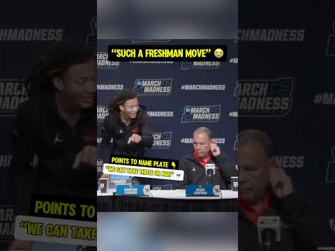 Kingston Flemings was trying to grab his name plate. 😂😭