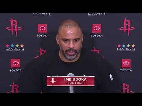Ime Udoka with a Press Conference vs Kings