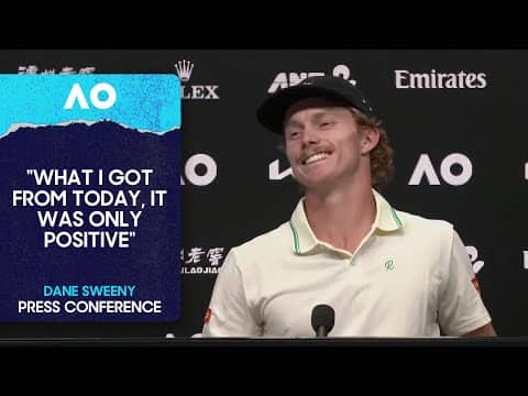 Dane Sweeny Press Conference | Australian Open 2026 Second Round