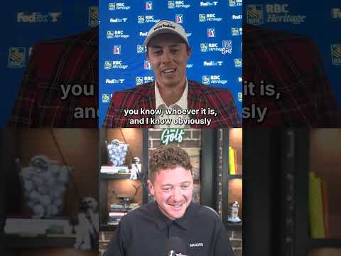Matt Fitzpatrick loves the banter.