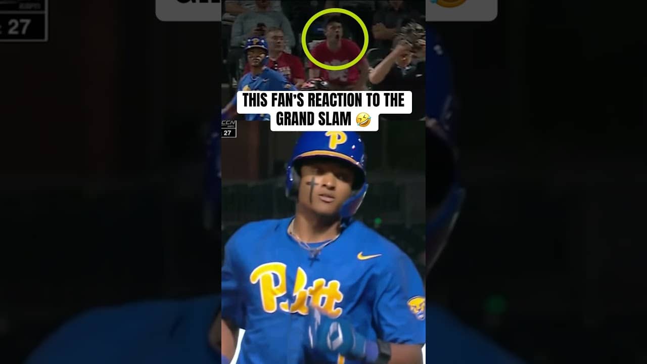 We’re in awe of Trey Fenderson too 🤯 #pitt #collegebaseball #baseball #grandslam #homerun
