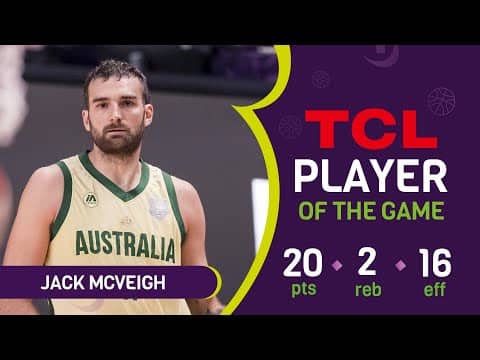 Jack McVeigh (20 PTS) sets the tone for Australia 🇦🇺 in huge opener win at #AsiaCup 2025!